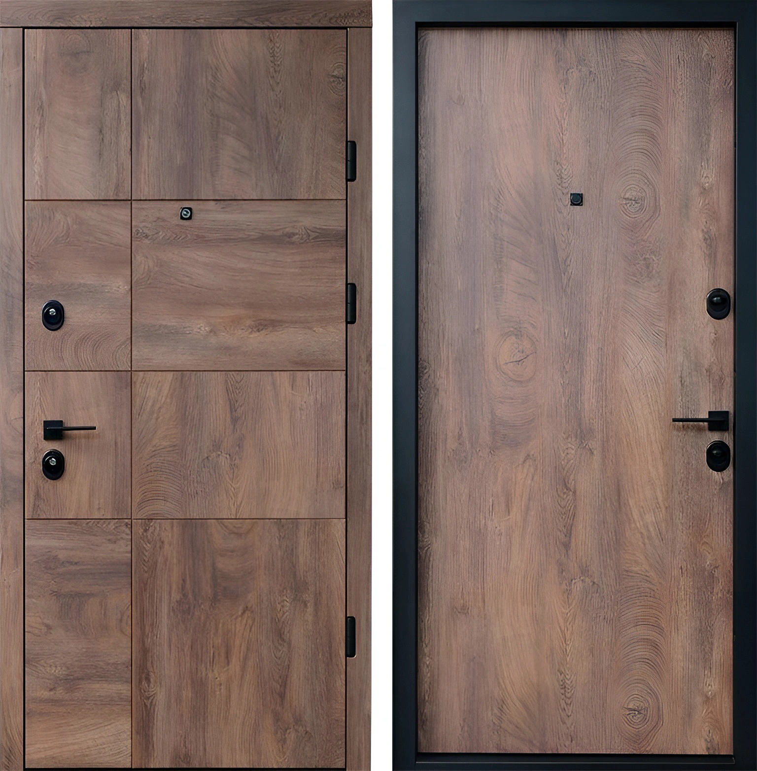 Входная дверь МДФ «Территории» Дуб Палена Брит-К16