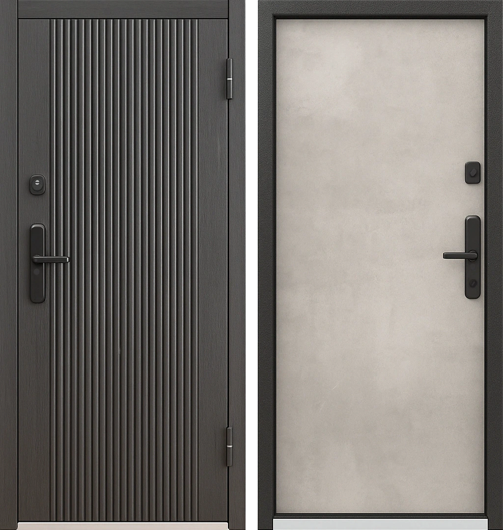 Входная дверь МДФ Титан Туман Жемчужно-бежевый Форт-К35