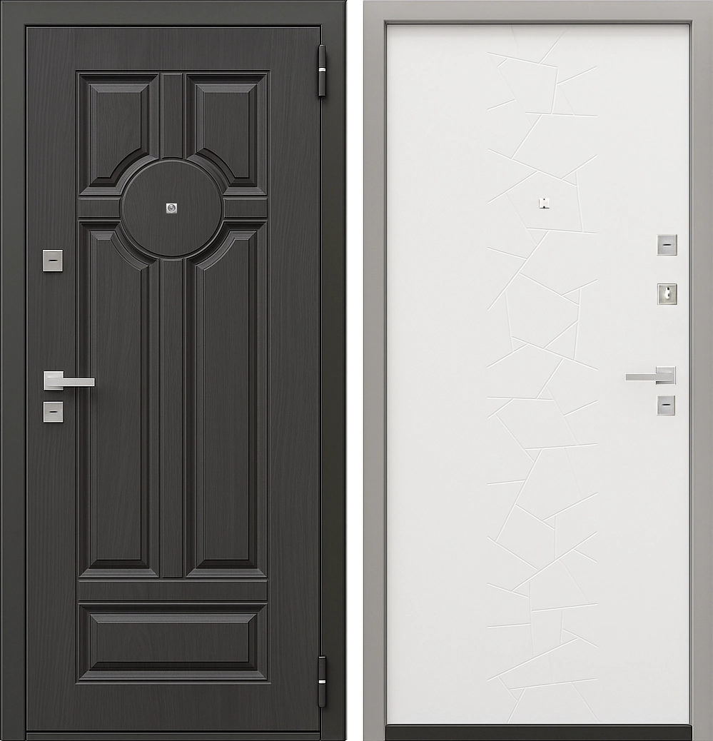 Входная металлическая дверь МДФ неоклассика Крит-К41